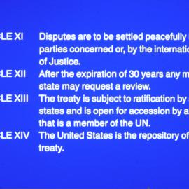 Antarctic Treaty Articles XI-XIV