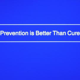 Prevention is better than a cure 