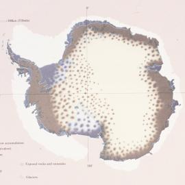 Antarctic Annual Snowfall Map