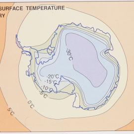 Antarctica mean surface temperature- January 