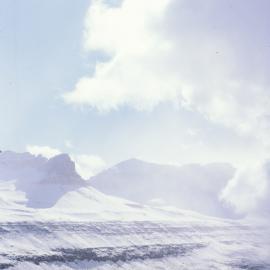 Cloud formation with Olympus Range behind 