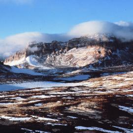 Midnight view of eastern side of Mount Boreas 