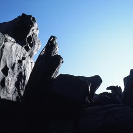 Wind sculpted rock 
