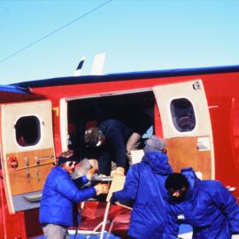 Otter loading at base camp