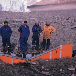 Installing a weir on the Adams Stream