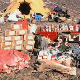 USAP Food cache circa 1980 in the Alatna Valley