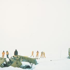 Recovering D5 from hole in sea ice