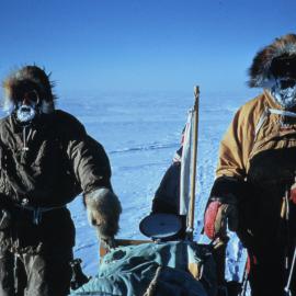 Wally Herbert and Vic McGregor on Midsummer's Day 1961