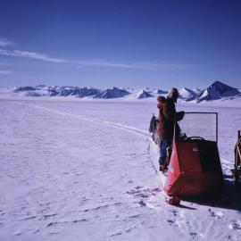 Travelling up Black Glacier 