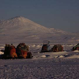 Snowtric Clutch Repairs on Sea Ice 