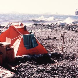 Camp at  Cape Adare 
