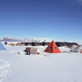 Darwin Camp looking Toward Darwin Mountains