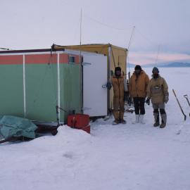 Holdsworth's Hut by Sea Ice Runway