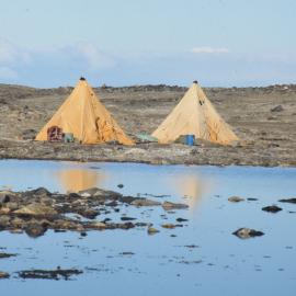 Campsite at Marble Point