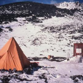 Camp at Upper Hut, Mount Erebus