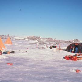 Camp at Lower Erebus Hut