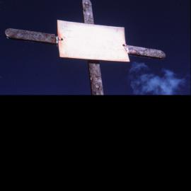 Cross on Hanson's Grave 