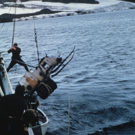 Loading Tractor on the Endeavour 
