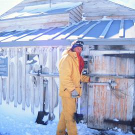 Roger Fyfe at Cape Evans Hut