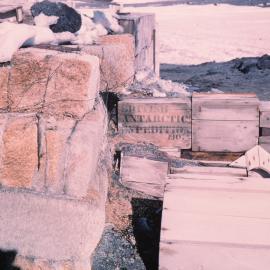 Stores Outside Shackleton's Hut