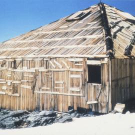 Western Wall of Mawson's Hut, South End in Shade
