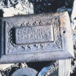 Stove Door from Mawson's Hut