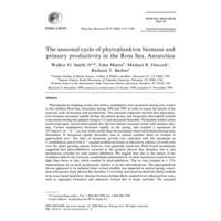 Spatio-temporal occurrence patterns of cetaceans near Ross I 